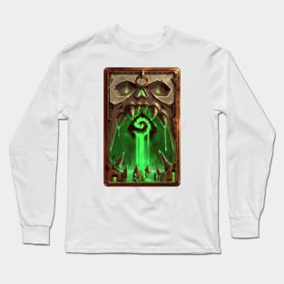 Skull Dungeon Cardback Long Sleeve T-Shirt